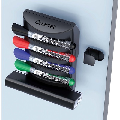Quartet Prestige Dry-Erase Kit, Caddy, 4 Dry-Erase Markers, Eraser, #MMQDEK4B
